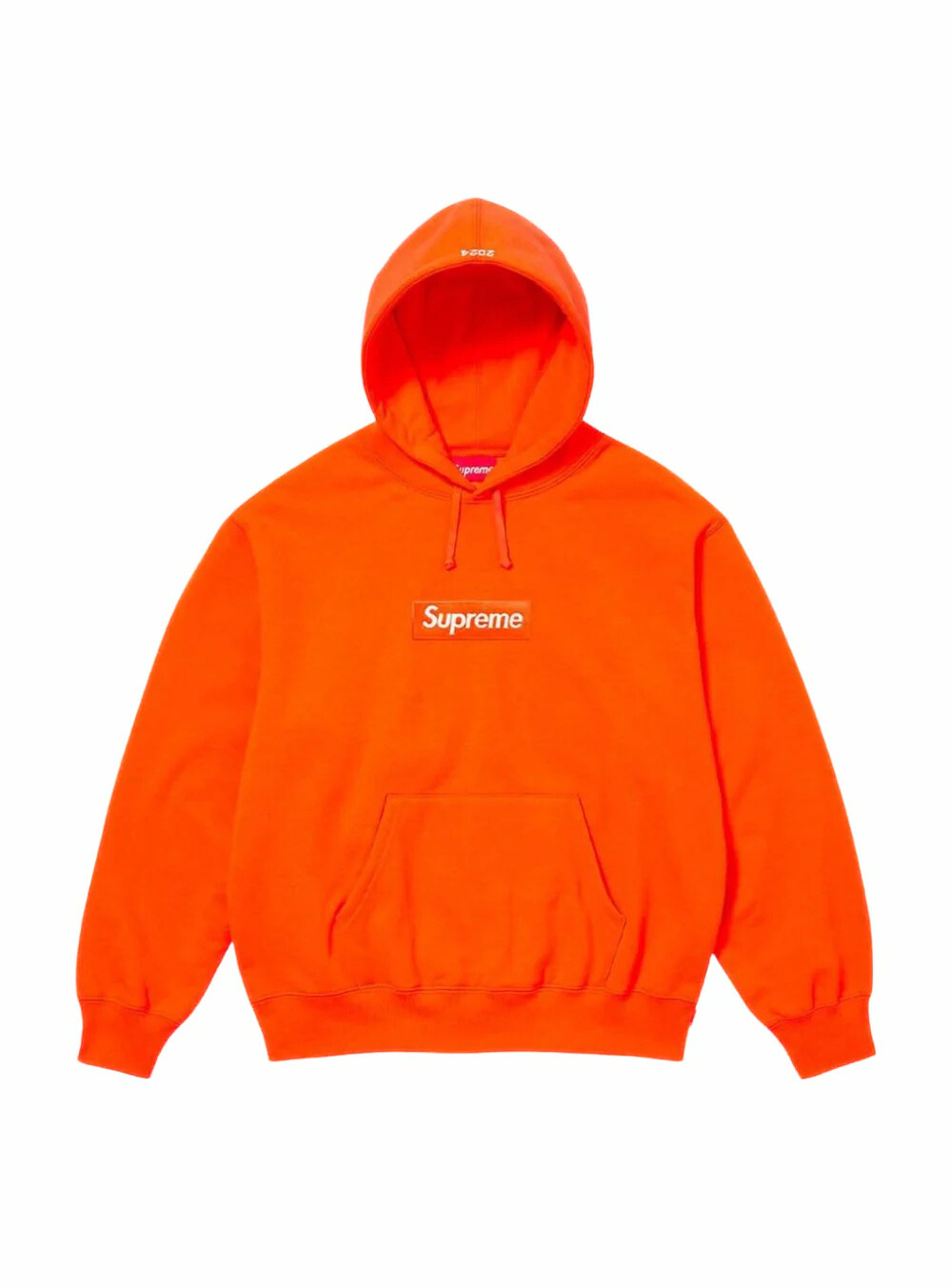 Supreme Box Logo Hooded Sweatshirt Orange (FW24)