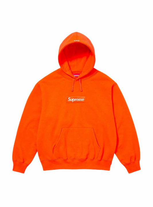 Supreme Box Logo Hooded Sweatshirt Orange (FW24)